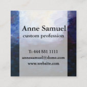 Carré Carte de visite artistique impressionnant (Dos)