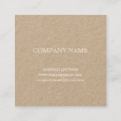 CARRÉ CARTE DE VISITE BOTANIQUE "MAGNOLIA" PAR REDOUTÉ (Dos)