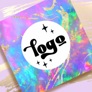 Carré carte de visite carrée opale de feu