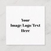Carré, Carte de visite de 2,5 po x 2,5 po (Devant)