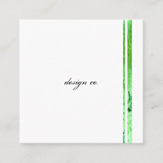 Carré, Carte de visite de 2,5 po x 2,5 po (Devant)