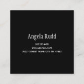 Carré Carte de visite de beauté des extensions de cils (Dos)