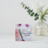 Carré Carte de visite de bijouterie (Debout devant)