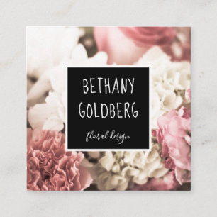 Carré Carte de visite de conception d'événement de