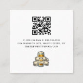 Carré Carte de visite de la brasserie Bar Beer (Dos)