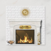 Carré carte de visite de la cheminée (Devant)