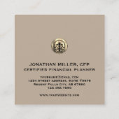 Carré Carte de visite de la gestion du patrimoine (Dos)