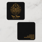 Carré Carte de visite de la lune magique (Devant / Derrière)