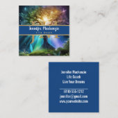 Carré Carte de visite de l'arbre de vie (Devant / Derrière)