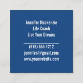 Carré Carte de visite de l'arbre de vie (Dos)