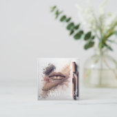 Carré Carte de visite de maquillage (Debout devant)