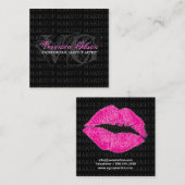 CARRÉ CARTE DE VISITE DE MAQUILLEUR (Devant / Derrière)