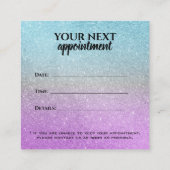 Carré Carte de visite de nomination (Dos)