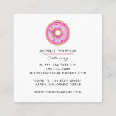 Carré Carte de visite de restauration (Dos)