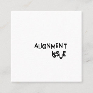 Carré Carte de visite d'entreprise minimaliste pour prob