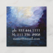 Carré Carte de visite des tendances contemporaines (Dos)