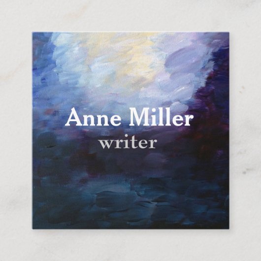 Carré Carte de visite des tendances contemporaines (Devant)