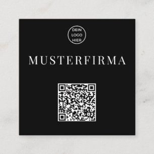 Carré Carte de visite du code QR