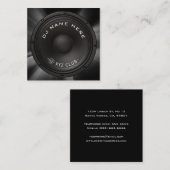 Carré Carte de visite du conférencier DJ (Devant / Derrière)