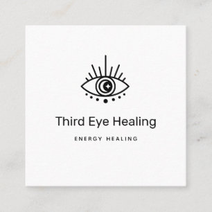 Carré Carte de visite du logo Moon Star Third Eye