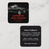 Carré Carte de visite du service de détail automatique m (Devant / Derrière)