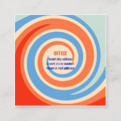 Carré Carte de visite du travailleur social (Dos)