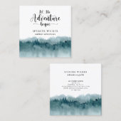 Carré Carte de visite forestier (Devant / Derrière)