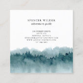 Carré Carte de visite forestier (Dos)