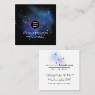 Carré Carte de visite Galaxy Glitter