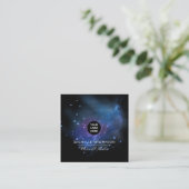 Carré Carte de visite Galaxy Glitter (Debout devant)