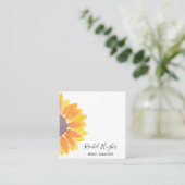 Carré Carte de visite minimal Reiki Master (Debout devant)