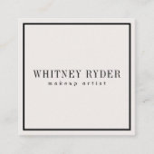 Carré Carte de visite moderne (Devant)