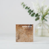 Carré carte de visite moderne et design (Debout devant)