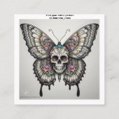 Carré Carte de visite Motif de tatouage (Dos)