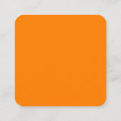 Carré Carte de visite Orange Square (Dos)
