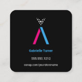 Carré Carte de visite O'Snap Design 6 (Dos)