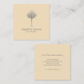 Carré Carte de visite Palm Tree (Devant / Derrière)