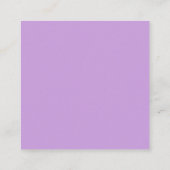 Carré Carte de visite papillon Monarch (Dos)