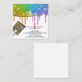 Carré Carte de visite peintre (Devant / Derrière)