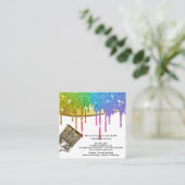 Carré Carte de visite peintre (Debout devant)