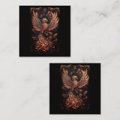 Carré carte de visite phoenix (Devant / Derrière)