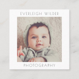 Carré Carte de visite photographe