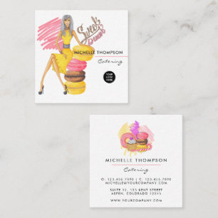 Carré Carte de visite pour la restauration collective