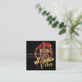 Carré Carte de visite professionnelle Event Planner Squa (Debout devant)