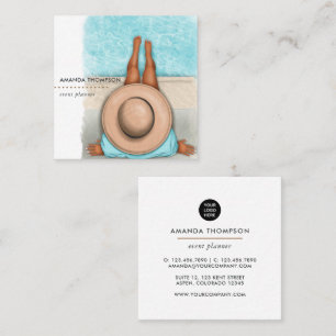 Carré Carte de visite professionnelle Event Planner Squa