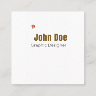Carré Carte de visite professionnelle pour graphistes