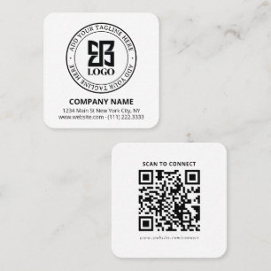 Carré Carte de visite promotionnelle pour petites entrep