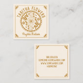 Carré Carte de visite psychique (Devant / Derrière)