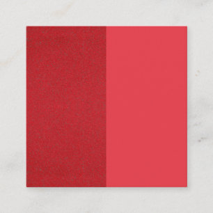 Carré Carte de visite rouge Tomate semi-texturé - Person