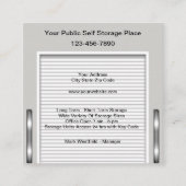 Carré Carte de visite Self-Storage Et Moving Services (Devant)